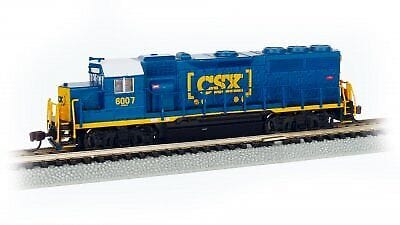 Bachmann 66359 N Scale GP40 - CSX #6007 (HTM)