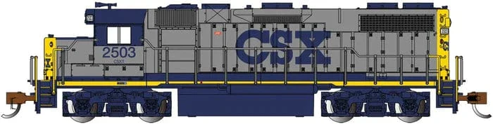Bachmann 66852 N EMD GP38-2 - Sound and DCC - CSX Transportation #2503 (YN1; gray, blue, yellow)