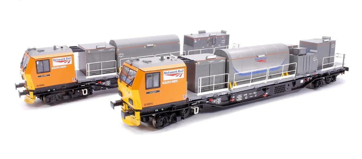 Bachmann Branchline 31-579 OO Windhoff MPV 2-Car Set Network Rail Orange** - Image 2