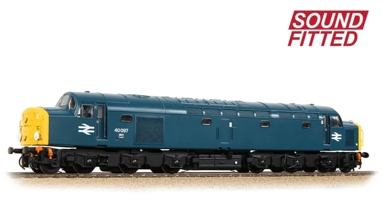 Bachmann Branchline 32-489SF OO Scale Class 40 Disc Headcode 40097 BR Blue - DCC/Sound**