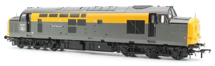 Bachmann Branchline 35-308SF OO Class 37/0 Centre Headcode 37201 BR Grey & Yellow Diesel - DCC/Sound - Image 2