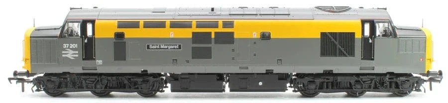 Bachmann Branchline 35-308SF OO Class 37/0 Centre Headcode 37201 BR Grey & Yellow Diesel - DCC/Sound - Image 3