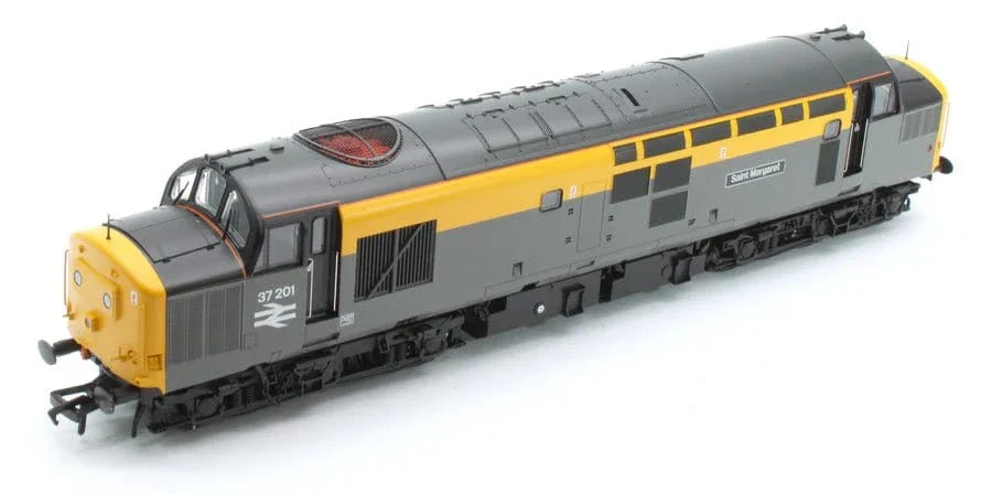 Bachmann Branchline 35-308SF OO Class 37/0 Centre Headcode 37201 BR Grey & Yellow Diesel - DCC/Sound - Image 6