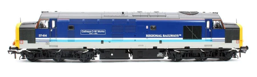 Bachmann Branchline 35-338SFX OO Class 37/4 37414 Cathays C&W Works BR Regional Diesel - Deluxe DCC/Sound** - Image 5