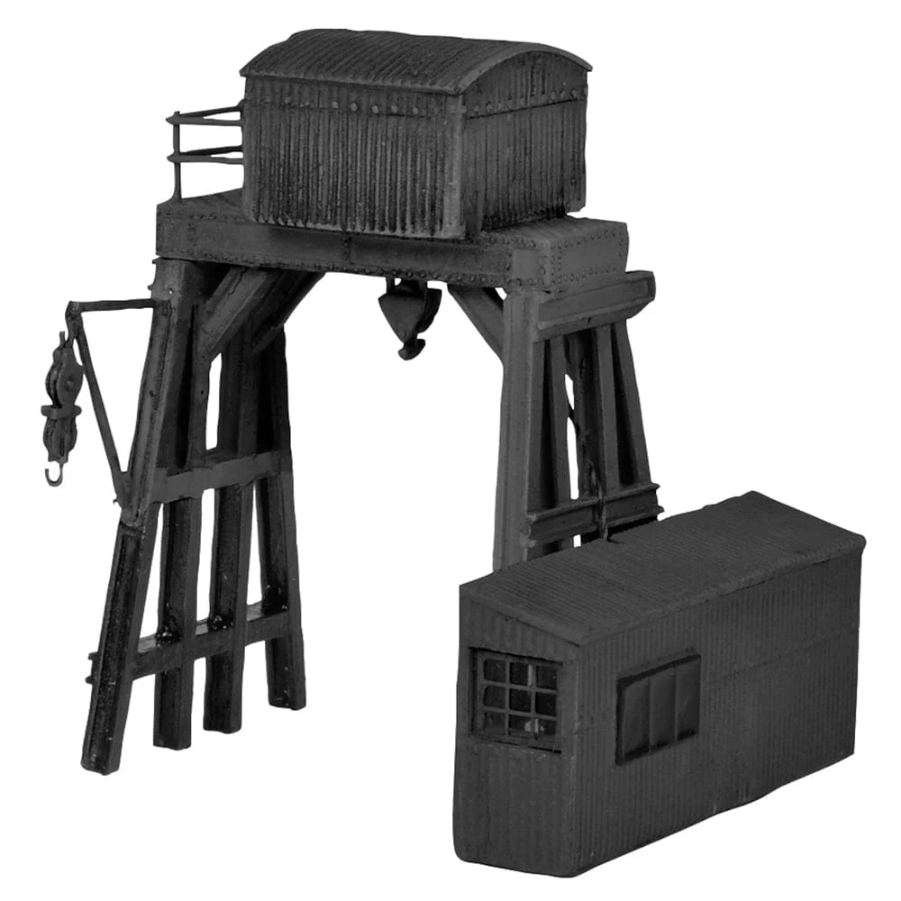 Bachmann N Scale Depot Crane - Black - Prebuilt