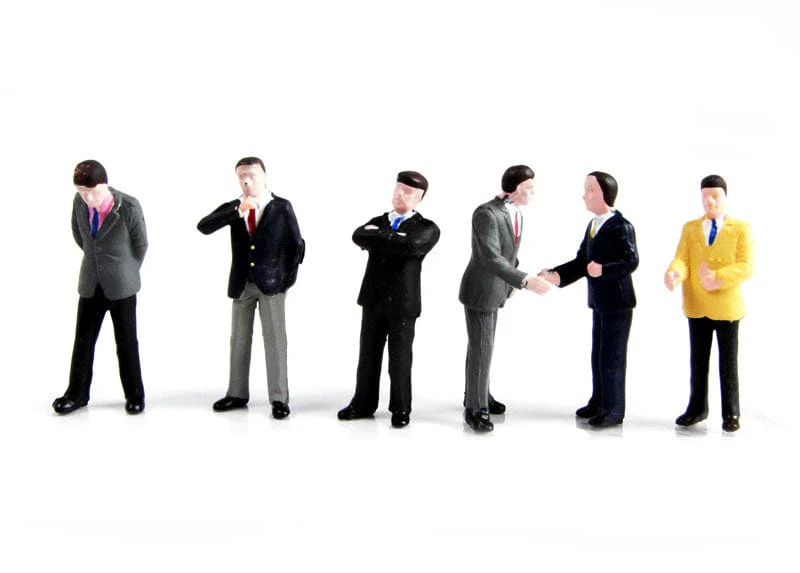 Bachmann OO 36-040 Businessmen Figure Pack