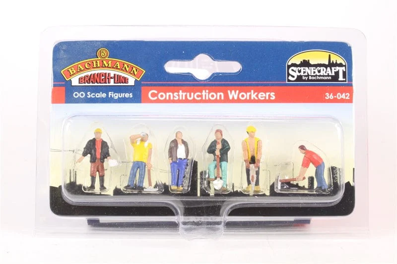Bachmann OO 36-042 Construction Worker Figure Set - Image 2