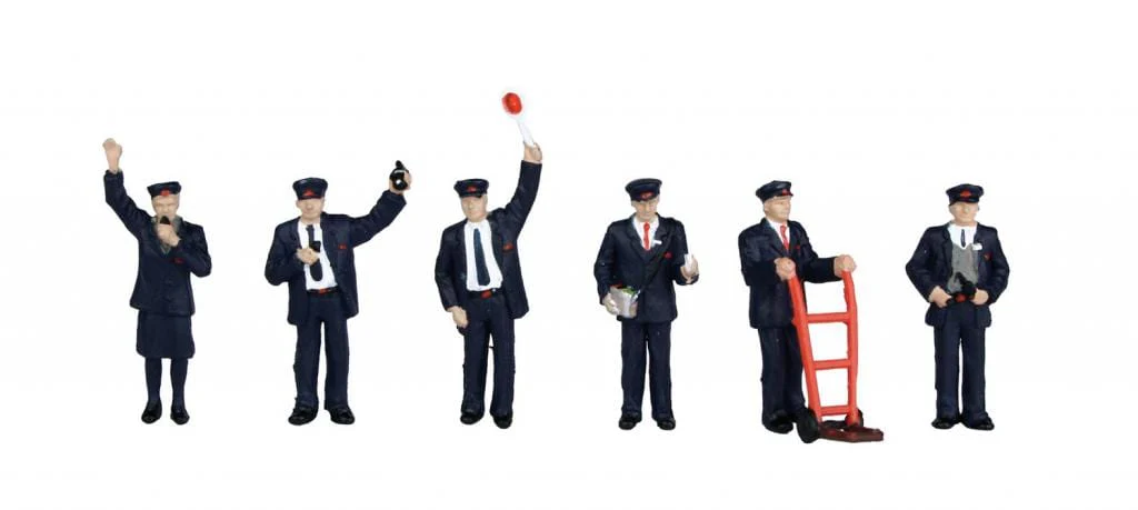 Bachmann OO 36-043 Station Staff Figure Set
