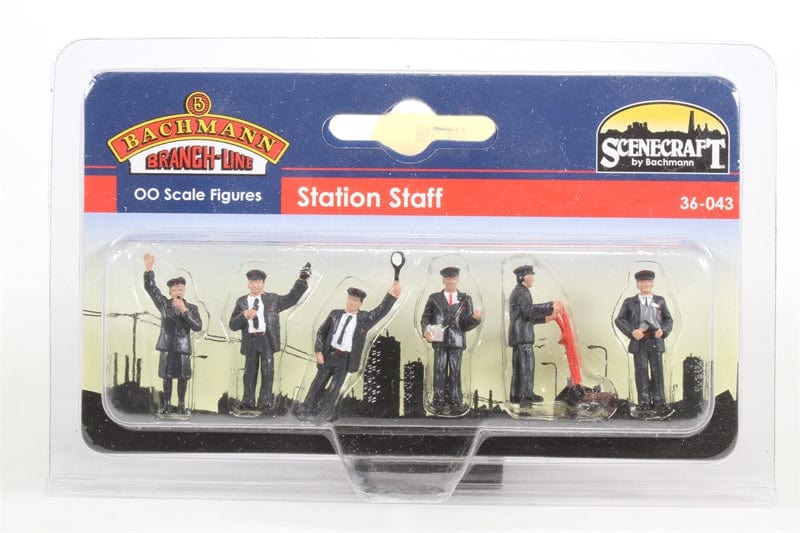 Bachmann OO 36-043 Station Staff Figure Set - Image 2