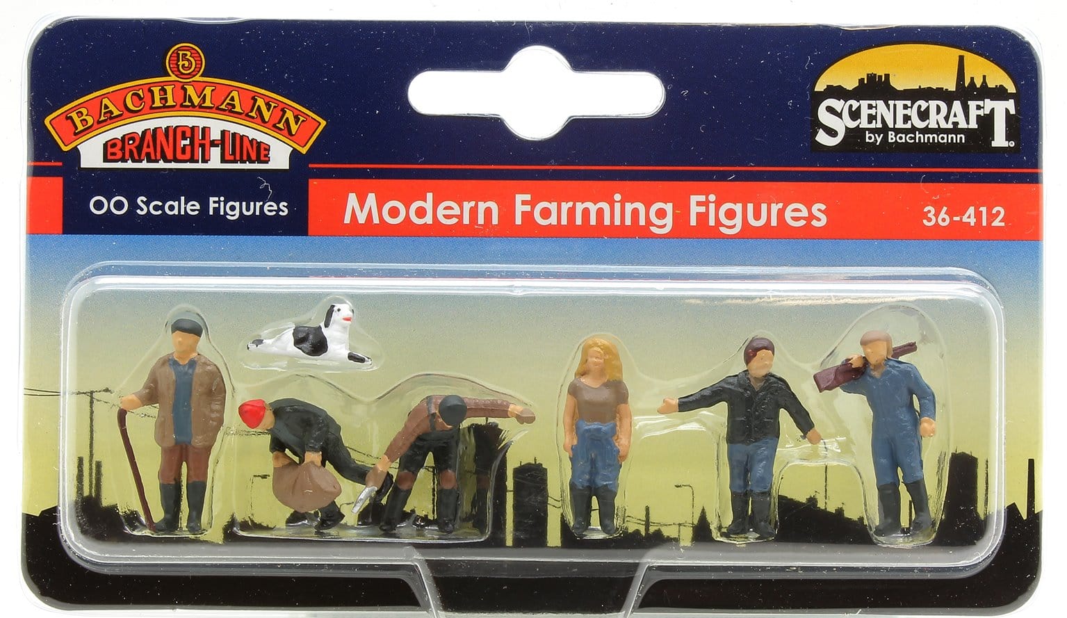 Bachmann OO 36-412 Modern Farming Figures
