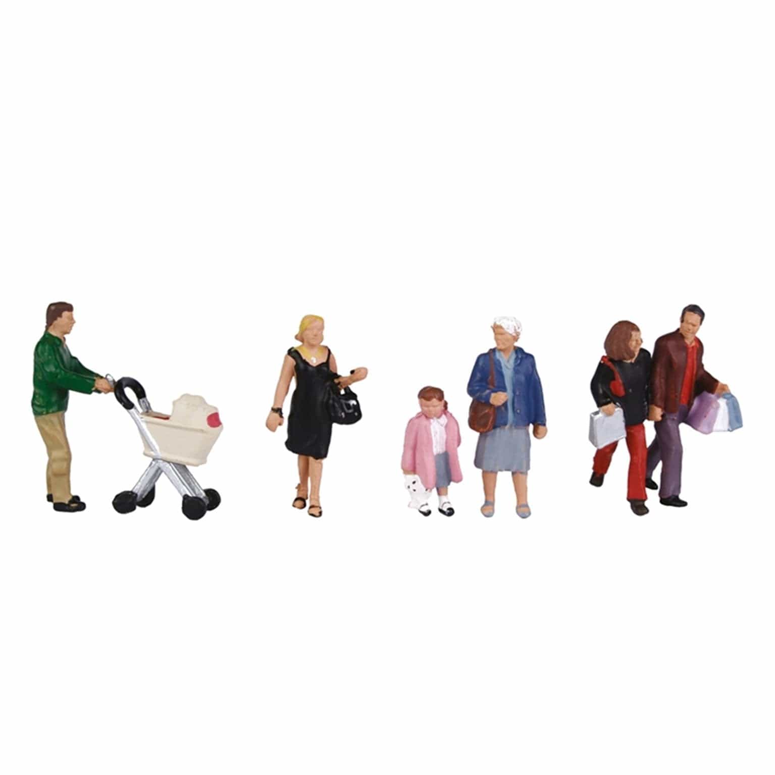 Bachmann Scenecraft 36-046 OO Shopping Figures