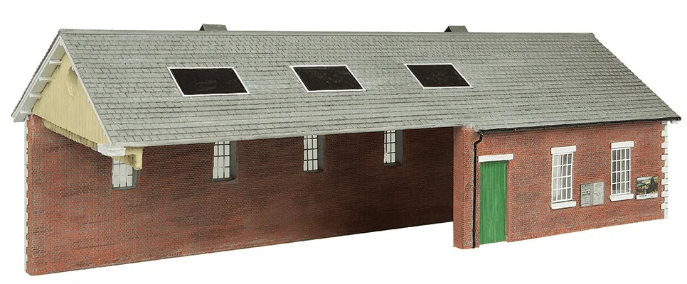 Bachmann Scenecraft 44-0180A OO Scale S&DJR Train Shed Green and Cream**