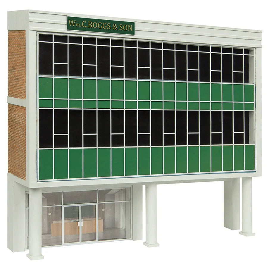 Bachmann Scenecraft 44-0212G OO Scale Low Relief Raised Office Green