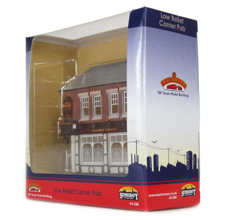 Bachmann Scenecraft OO 44-206 Low Relief Corner Pub