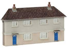 Bachmann Scenecraft N 42-0202 Low Relief Municipal Reinforced Concrete Housing