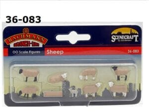 Bachmann Scenecraft OO 36-083 Sheep (9) - Image 2