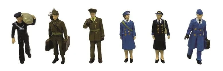 Bachmann Scenecraft OO Scale Embarking Service Personnel