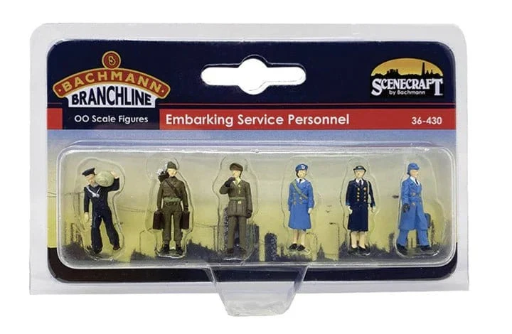Bachmann Scenecraft OO Scale Embarking Service Personnel - Image 3