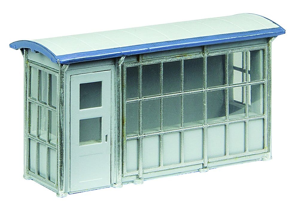 Bachmann Scenecraft OO Scale Metal Platform Shelter - Blue
