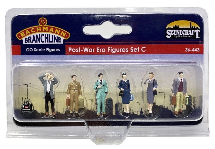 Bachmann Scenecraft OO Scale Post-War Era Figures Set C - Image 2