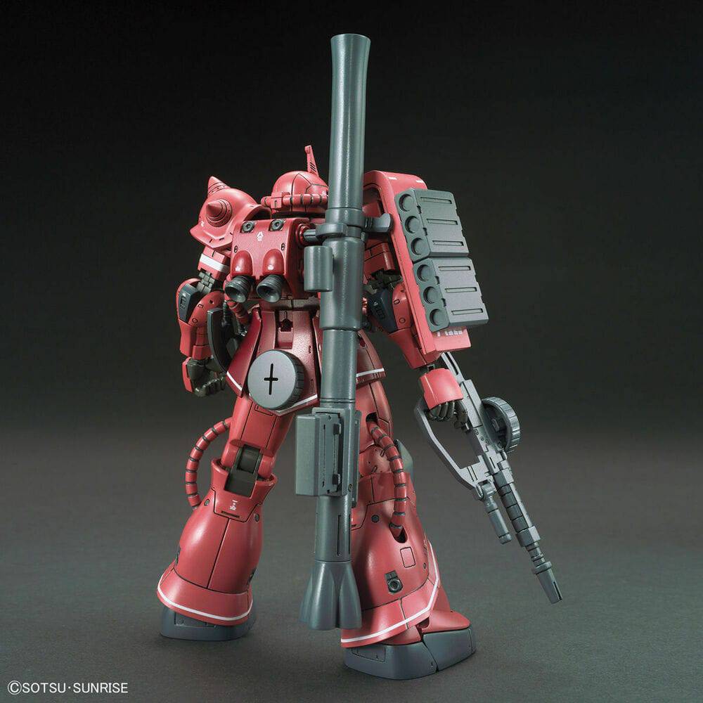 Bandai 1/144 HG MS-06S Zaku II Red Comet Ver [5057656] - Image 5