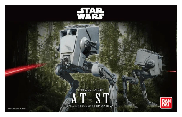 Bandai 1/48 Star Wars AT-ST Plastic Model Kit [5064105]