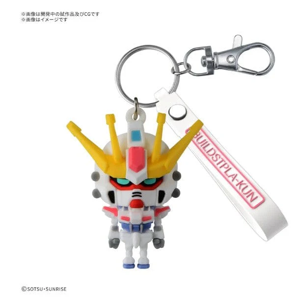 Bandai 3D Rubber Mascot Keychain Buildstpla-Kun [5072016]