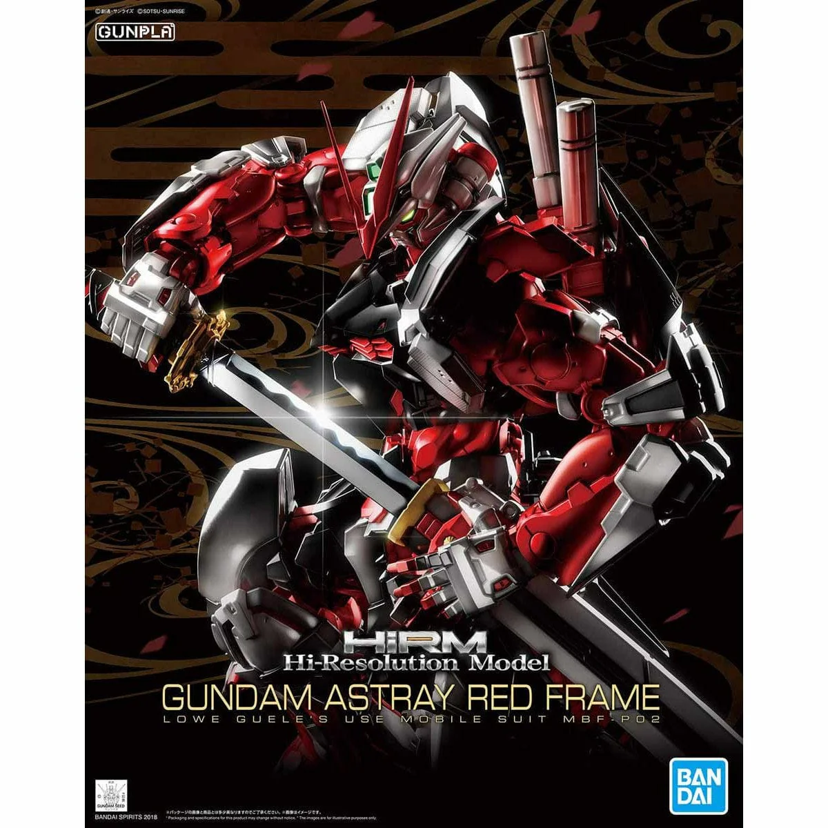 Bandai 5055356 Hi-Resolution Model 1/100 Gundam Astray Redframe