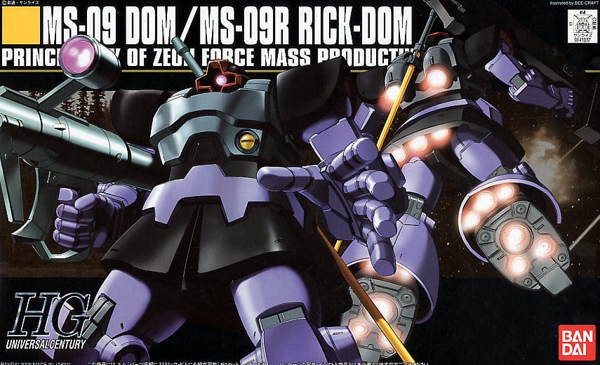 Bandai 5055877 1/144 HGUC Dom/ Rick-Dom Plastic Model Kit