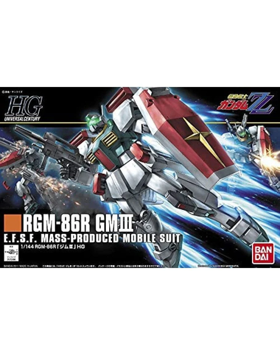Bandai 5055882 1/144 HGUC GM III Plastic Model Kit