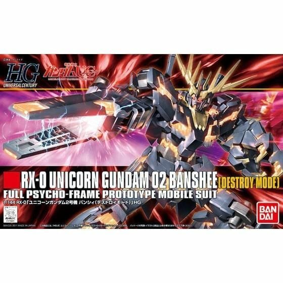 Bandai 5057983 1/144 HGUC Banshee (Destroy Mode)