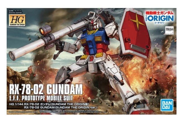 Bandai 5058929 1/144 HG Rx-78-02 Gundam (Gundam The Origin Ver.)