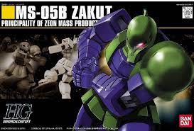 Bandai 5059159 HGUC 1/144 Zaku I Plastic Model Kit