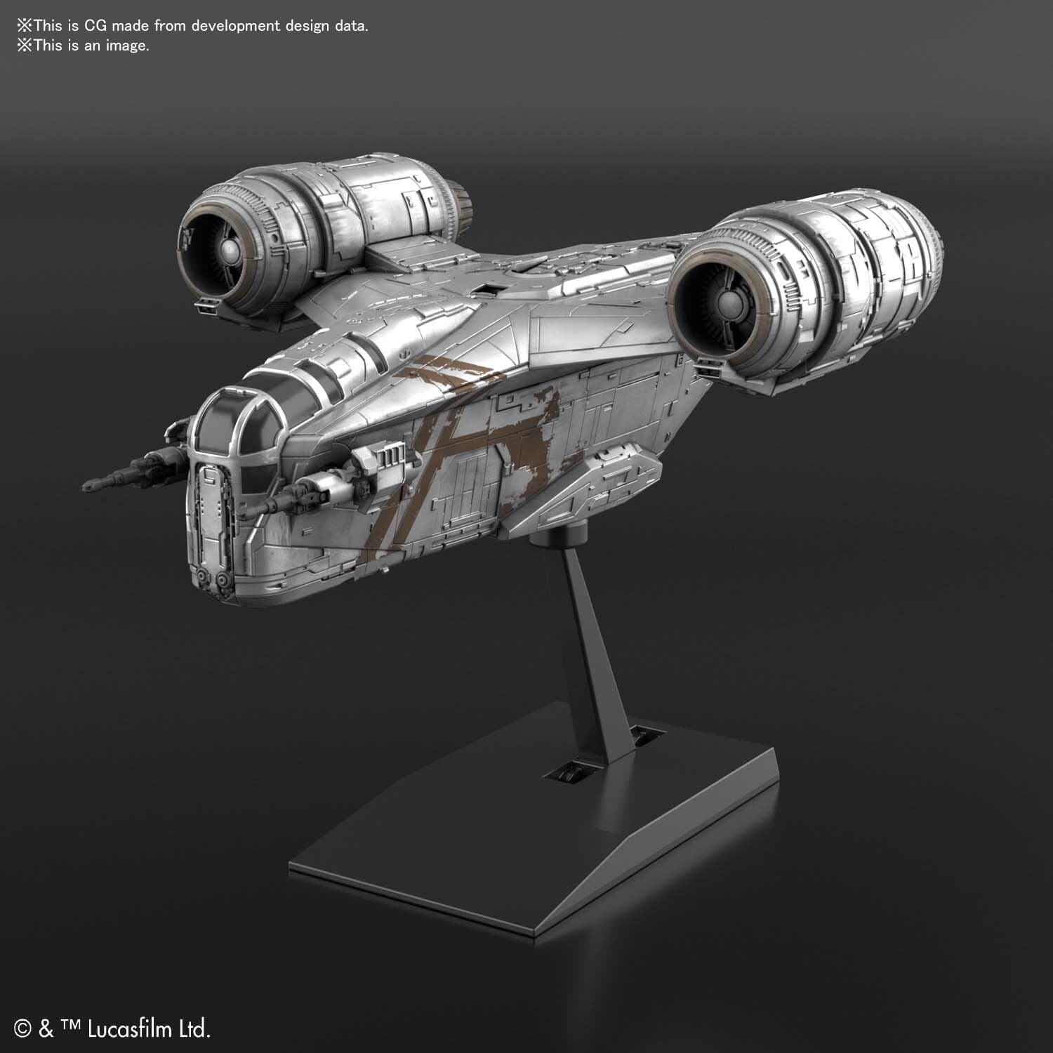 Bandai 5061795 Star Wars Vehicle Model Razor Crest (The Mandalorian) (Silver Coating Ver.) - Image 2