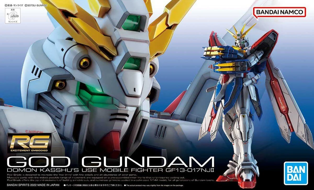 Bandai 5063358 1/144 RG Burning Gundam Mobile Fighter G Gundam Kit