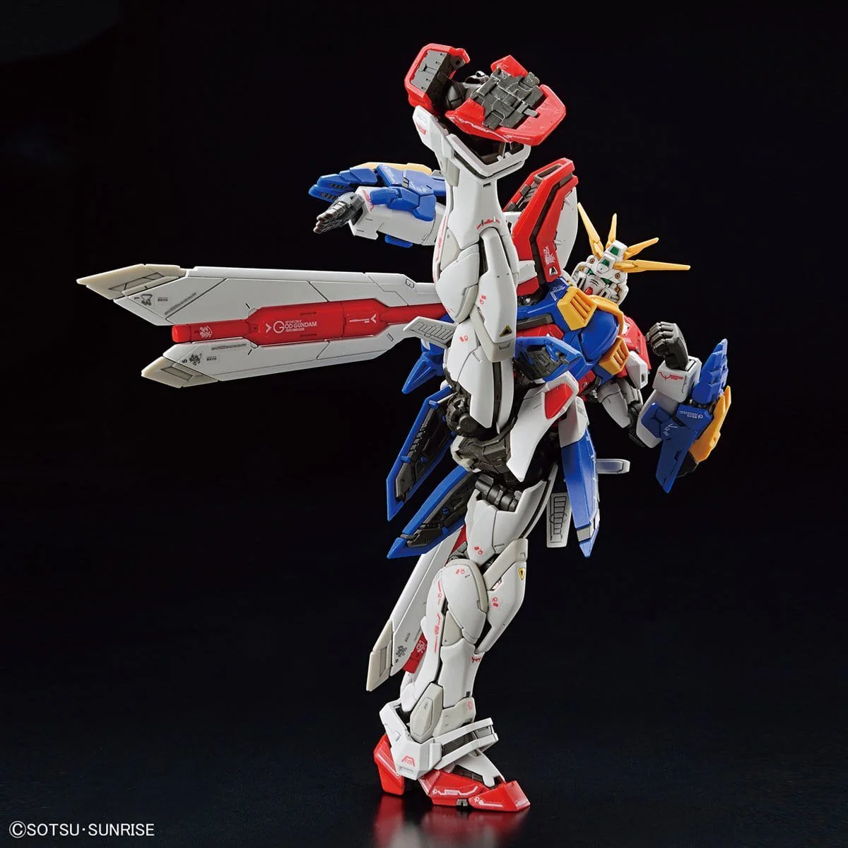 Bandai 5063358 1/144 RG Burning Gundam Mobile Fighter G Gundam Kit - Image 3
