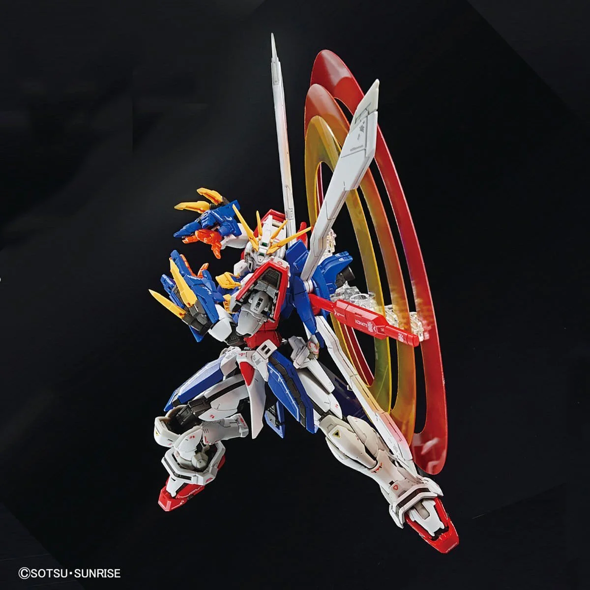 Bandai 5063358 1/144 RG Burning Gundam Mobile Fighter G Gundam Kit - Image 7