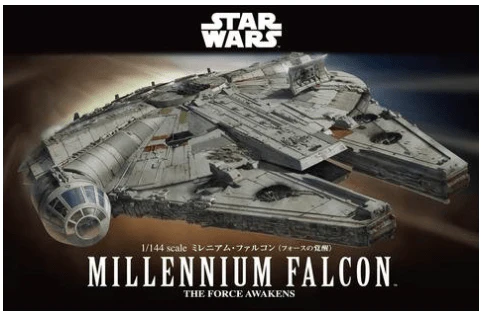 Bandai 5063826 1/144 Star Wars Millennium Falcon Star Wars: The Force Awakens Plastic Model Kit