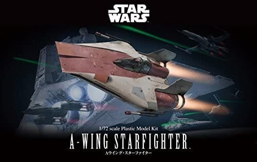 Bandai 5063827 1/72 Star Wars A-Wing Starfighter Plastic Model Kit