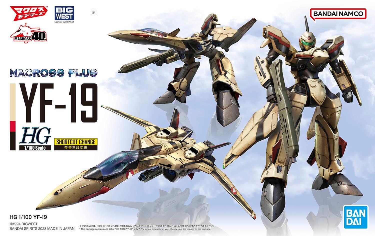 Bandai 50642581 HG 1/100 YF-19