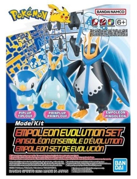 Bandai Empoleon Evolution Set Pokemon Model Kit [5066564]