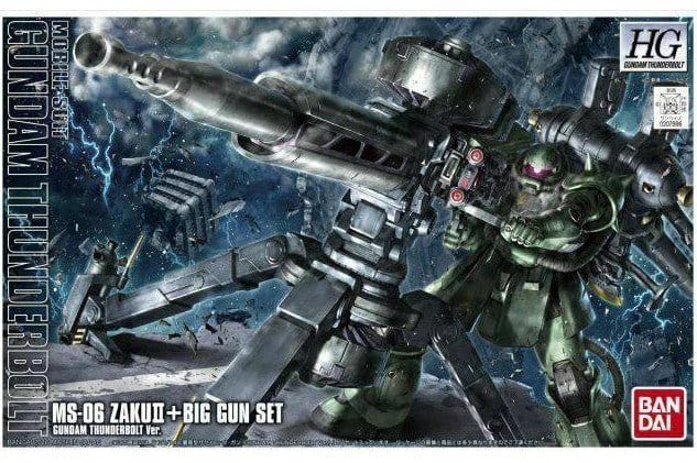 Bandai HG 1/144 Zaku II+Big Gun Set (Gundam Thunderbolt Ver.) [5068501]