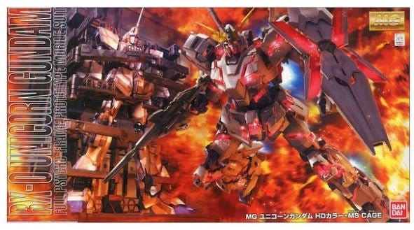 Bandai MG 1/100 Unicorn Gundam UC HD Col/MS CAGE [5067230]