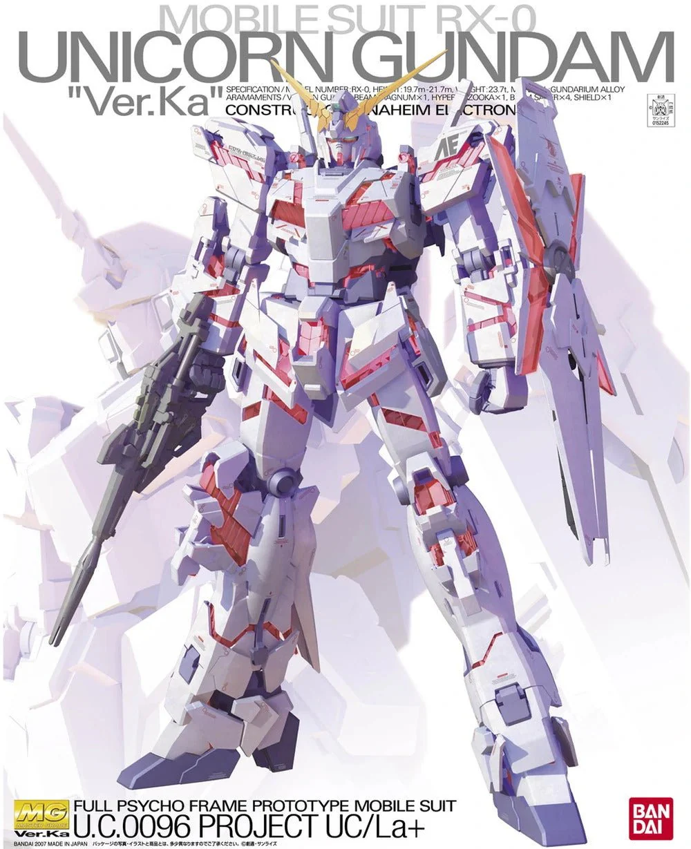 Bandai MG 1/100 UNICORN GUNDAM Ver.Ka [5064131]