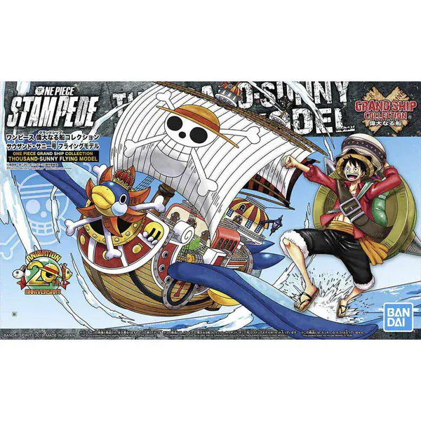 Bandai One Piece Grand Ship Collection Thousand Sunny Flying Model