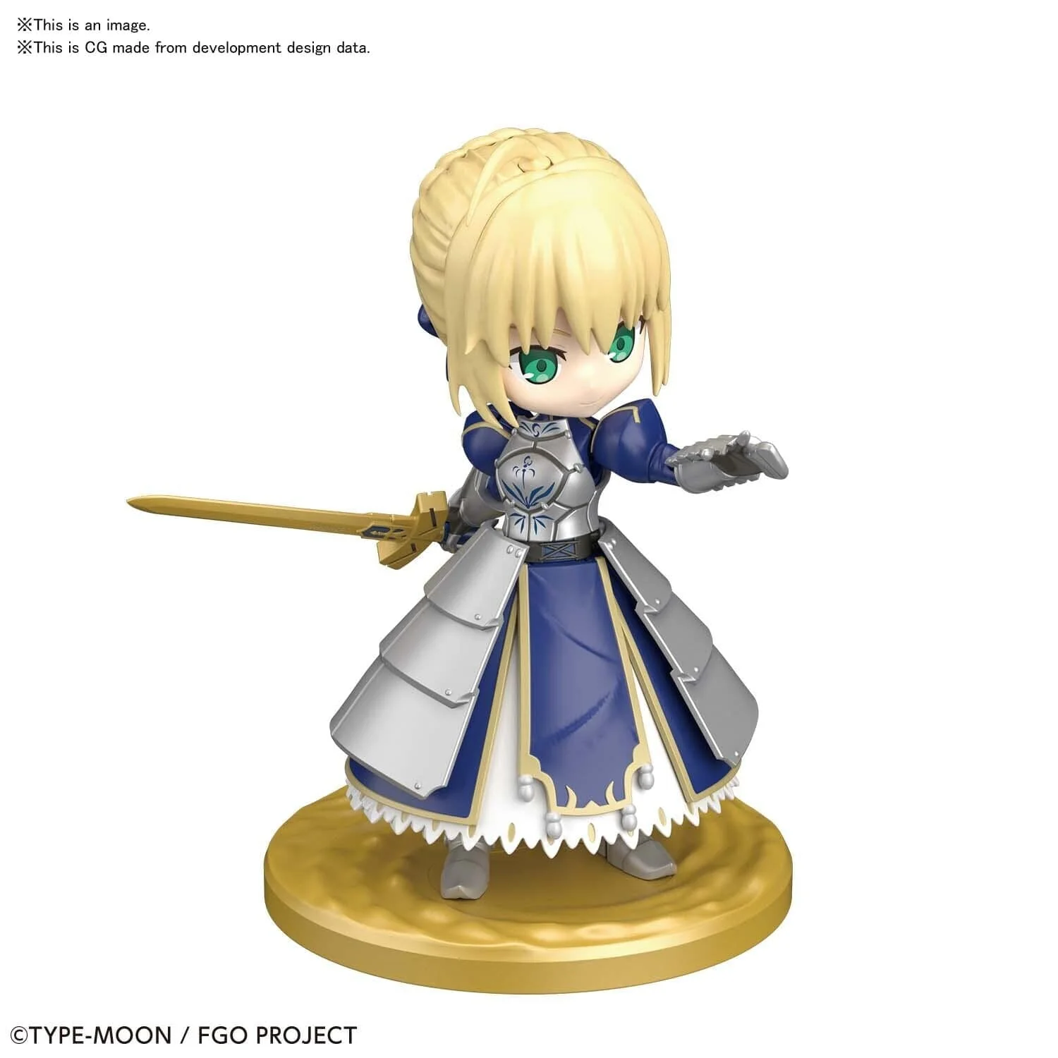 Bandai PETITRITS SABER/Altria Pendragon - Image 4