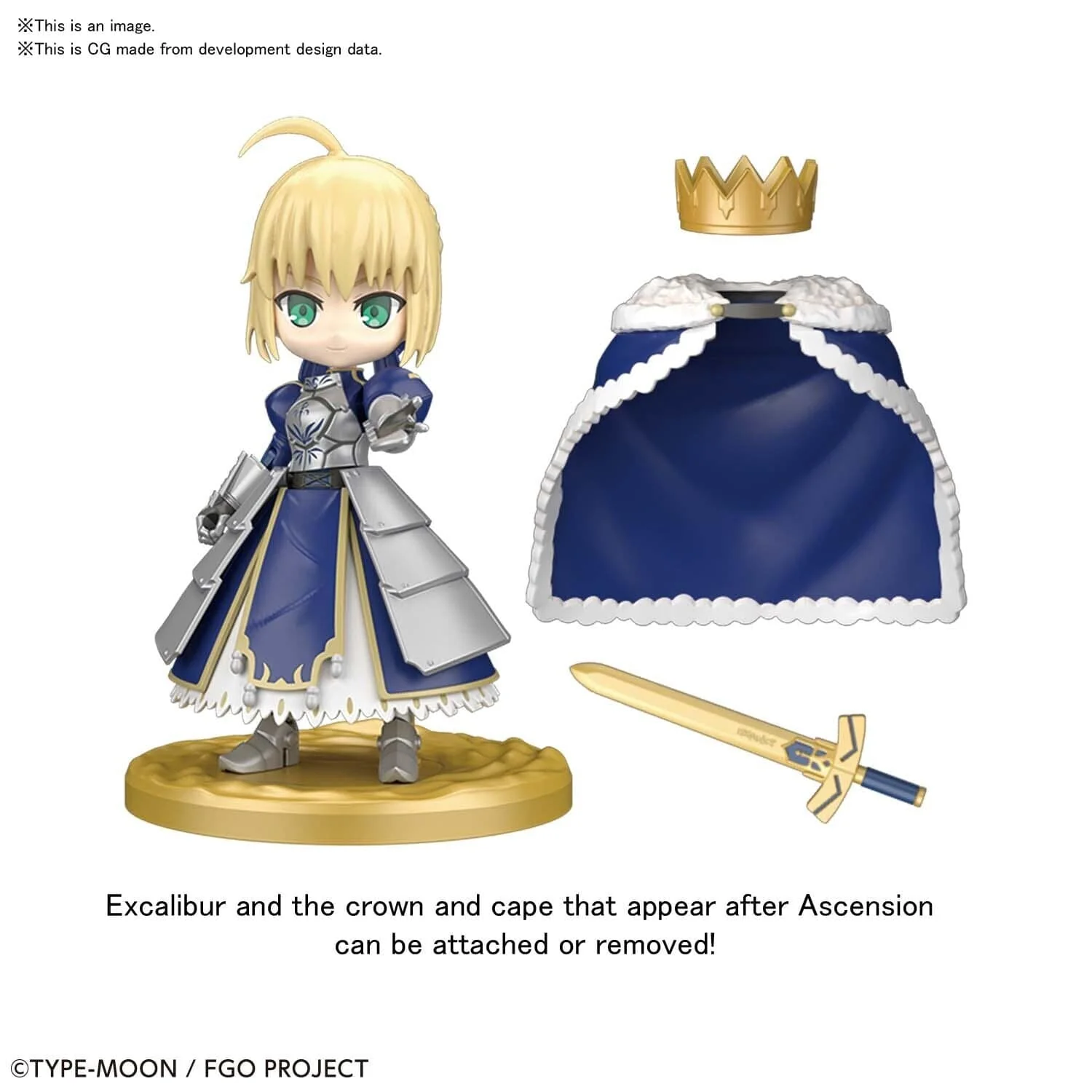 Bandai PETITRITS SABER/Altria Pendragon - Image 5