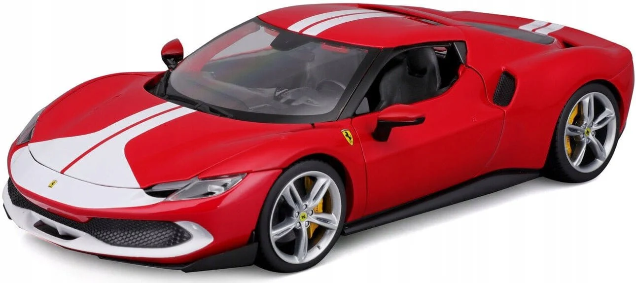 Bburago 1/18 2022 Ferrari 296 GTB Assetto Fiorano - Rosso Corsa Diecast Model