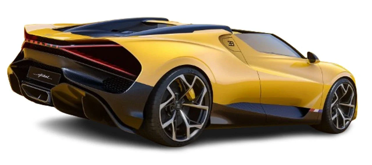 Bburago 1/18 2023 Bugatti W 16 Mistral Diecast Model - Image 2
