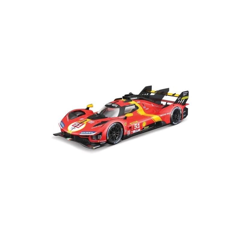 Bburago 1/18 2023 Ferrari 499P Le Mans Hyper Car #51 Diecast Model